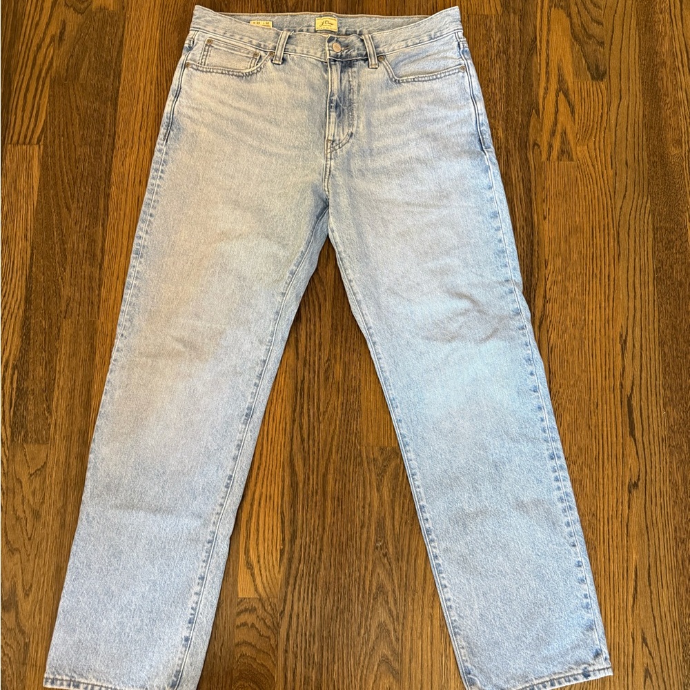 J. Crew Medium Wash Classic Straight Men’s Jeans